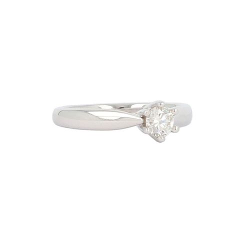 W | Diamond Solitaire Ring White Gold | 0.35ct