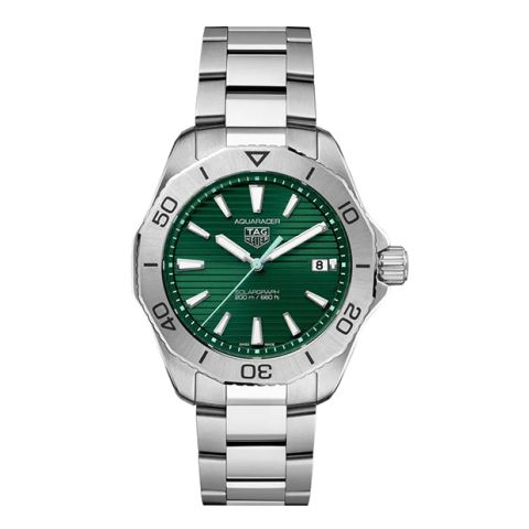 TAG Heuer Aquaracer Professional 200 Solargraph Steel Green | 40mm