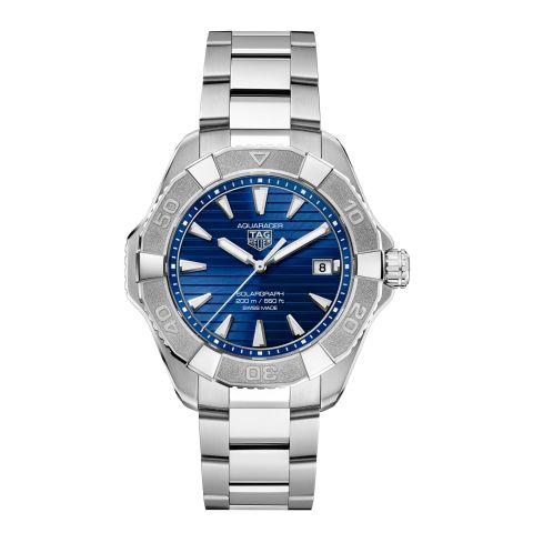 TAG Heuer Aquaracer Solargraph blue/steel 40mm | WBP1117.BA0047 | Juwelier van Willegen