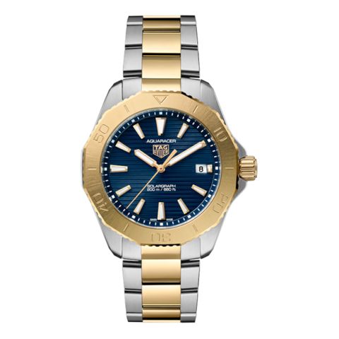 TAG Heuer Aquaracer Solargraph | Steel/Gold | 40MM WBP1120.BB0002