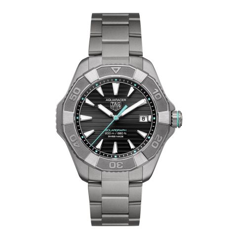 TAG Heuer Aquaracer Solargraph grey/Titanium 40mm | WBP1184.BF0008 | Juwelier van Willegen