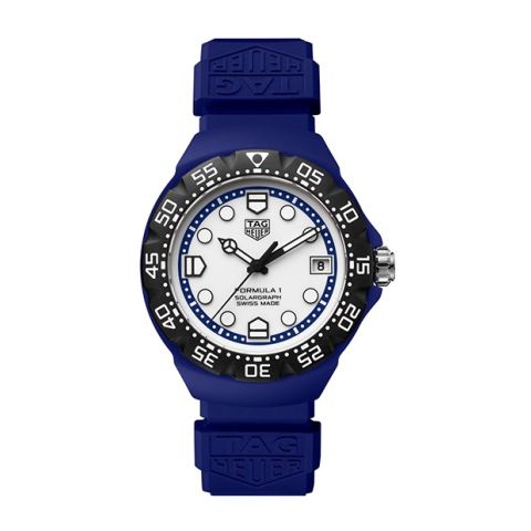 TAG Heuer Formula 1 Solargraph Limited Edition Blue Rubber | 38mm WBY1162.FT8105