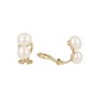 Sundrops | Earclips Yellow Gold | Pearl