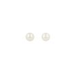 Sundrops | Ear Studs White Gold | Pearl