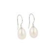 Sundrops | Earrings White Gold | Pearl