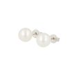 Sundrops | Ear Studs White Gold | Pearl