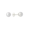 Sundrops | Ear Studs White Gold | Pearl