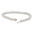 Sundrops | Bracelet White Gold | Pearl light grey