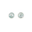 Sundrops | Earstuds White Gold | Topaz Ø10 mm
