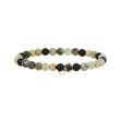 Sundrops | Bracelet Yellow Gold | Jaspis - Onyx - Chrysoprase