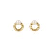 Sundrops | Ear Studs Yellow Gold | Pearl