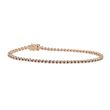 Yeva | Tennis Bracelet 14 Carat Pink Gold | Sapphire
