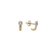Lux | Earring Two-Tone | Diamond set
