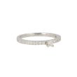 Lux | Ring White Gold | Diamonds 0.27ct