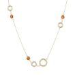 Sundrops | Necklace 14 Carat Yellow gold | Hessonite
