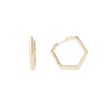 Dot | Yellow Gold Earrings | Ø15 mm