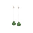 Sundrops | Earstuds Whitegold Jade