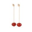 Sundrops | Earstuds Yellowgold Carnelian