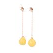 Sundrops | Earstuds Pinkgold | Amber