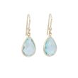 Sundrops | 14 Carat Yellow Gold | Blue Topaz & Diamond