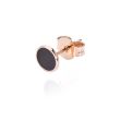 Burato Gioielli | Earring Small Chocolate Paillette | 6 mm