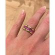 Yeva | Alliance Ring Pink Gold | Pink Sapphire