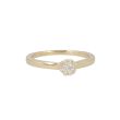 Lux | Ring Yellow Gold | Diamonds 0.15ct