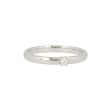 W | Diamond Alliance Ring White Gold | 0.05ct
