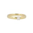 W | Diamond Alliance Ring Yellow Gold | 0.10ct