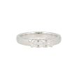 W | Diamond Alliance Ring White Gold | 3 x 0.15ct