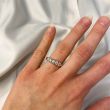 W | Diamond Alliance Ring White Gold | 5 x 0.15ct