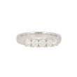 W | Diamond Alliance Ring White Gold | 5 x 0.15ct