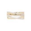 Lux | Ring Yellow Gold | 0.36ct Diamonds