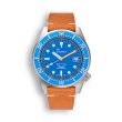 Squale 1521 Blue Blasted Leather | 42mm 1521OCN.PC