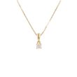 W | Diamond Pendant Yellow Gold | 0.10ct