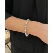 Sundrops | Bracelet White Gold | Pearl light grey
