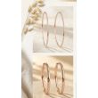 Dot | Earrings 14 Carat Pink Gold | Ø40 mm