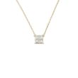 Lux | Necklace Princess Diamonds 14 Carat Yellow Gold | Diamonds 0,52ct