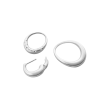 Georg Jensen | Offspring Double Earrings | Silver - Diamonds
