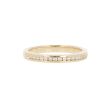 Lux | Ring Yellow gold | 15 Diamonds