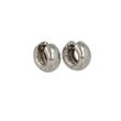 Be | Earrings 14 Carat White gold | Ø17 mm