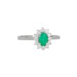 Lux | Ring Lady Lux White Gold | Diamonds Emerald M