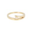 Lux | Ring Yellow Gold | Princess