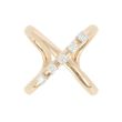 Unique Piece | Pink Gold Ring | Diamond Cross