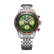 Nivada Grenchen Chronoking MecaQuartz summer edition "green" 38mm | 87057Q04