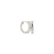 Yeva | 14carat Whitegold Hoops | Diamond