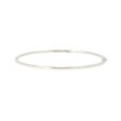 Dot | White Gold Bangle | 2mm 5100064
