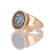 Yeva | 18carat Pinkgold Pinky Ring | Blue Sapphire