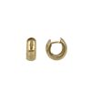 Be | Earrings 14 Carat Yellow gold | Ø14 x 6 mm