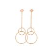 Dot | Earrings Pinkgold | Circles